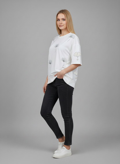 Pearl Petal Oversized Tee