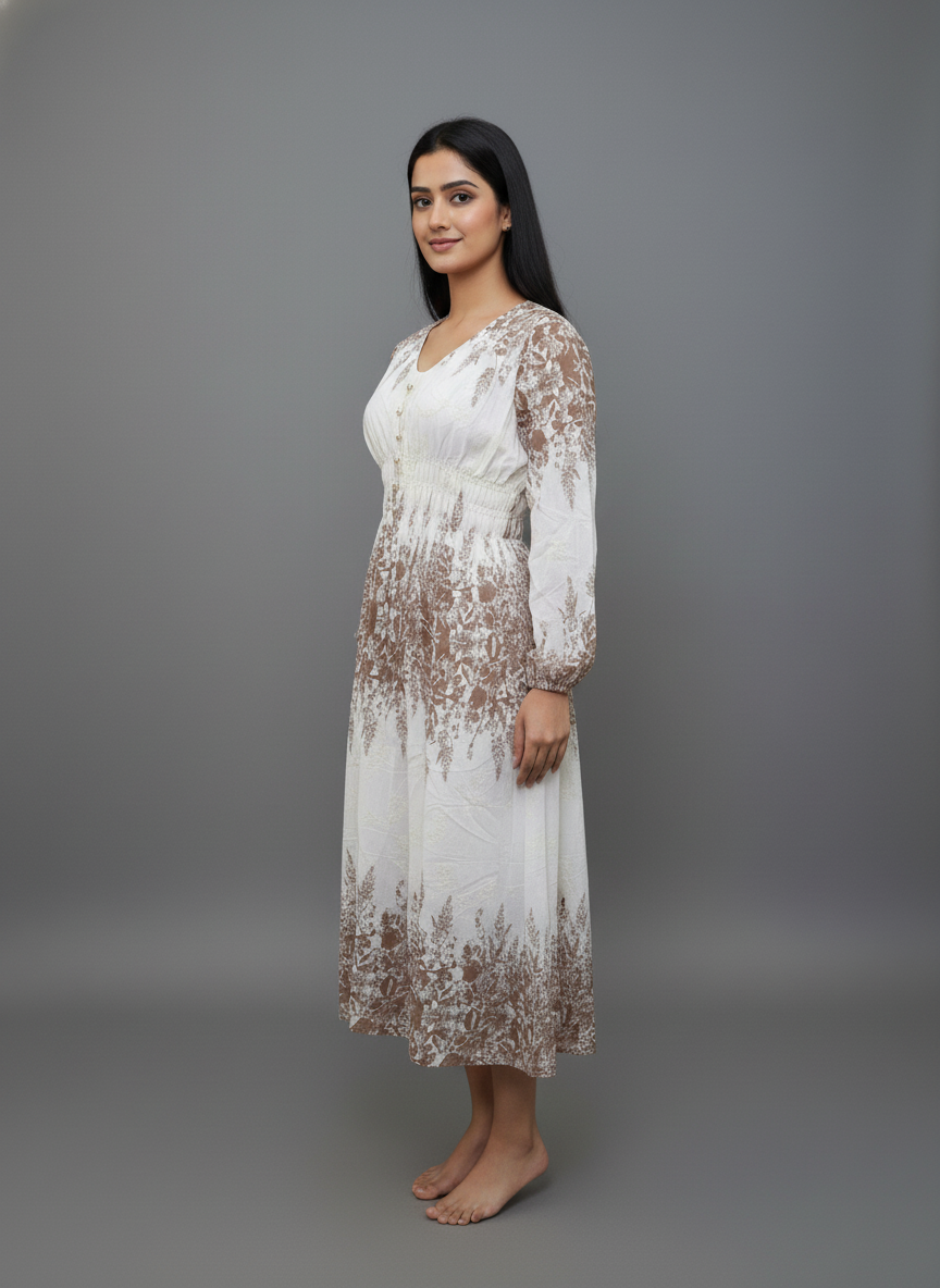 Botanic Breeze Cotton Dress