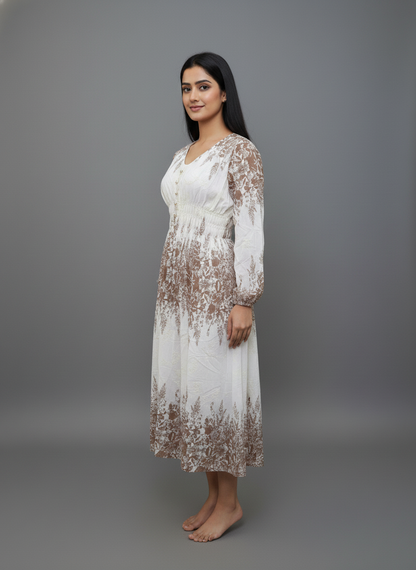 Botanic Breeze Cotton Dress