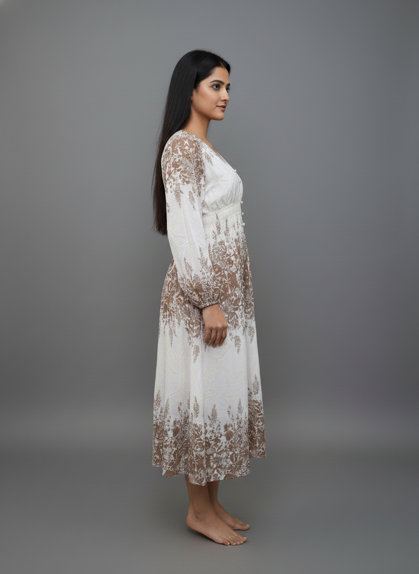 Botanic Breeze Cotton Dress