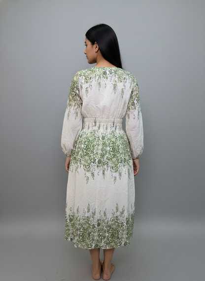 Botanic Breeze Cotton Dress