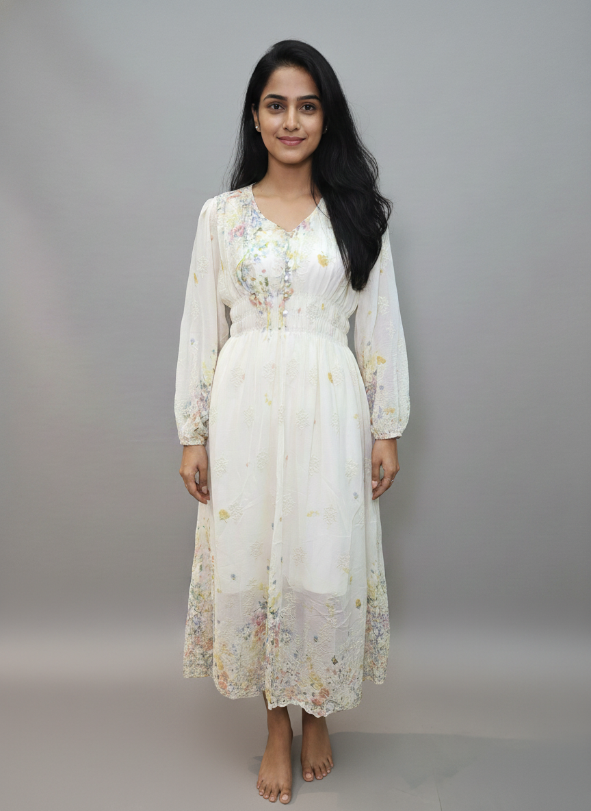 Floral Dreamscape Dress