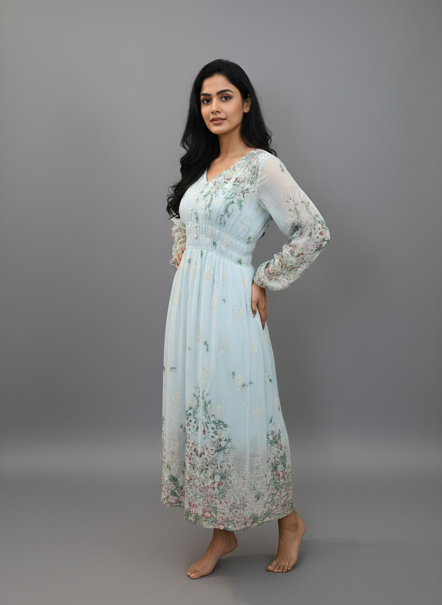 Floral Dreamscape Dress