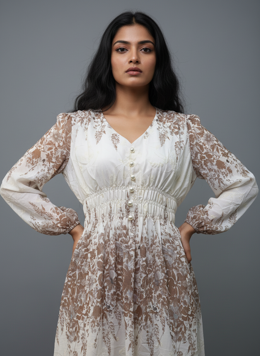 Botanic Breeze Cotton Dress
