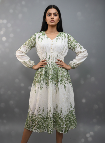 Botanic Breeze Cotton Dress