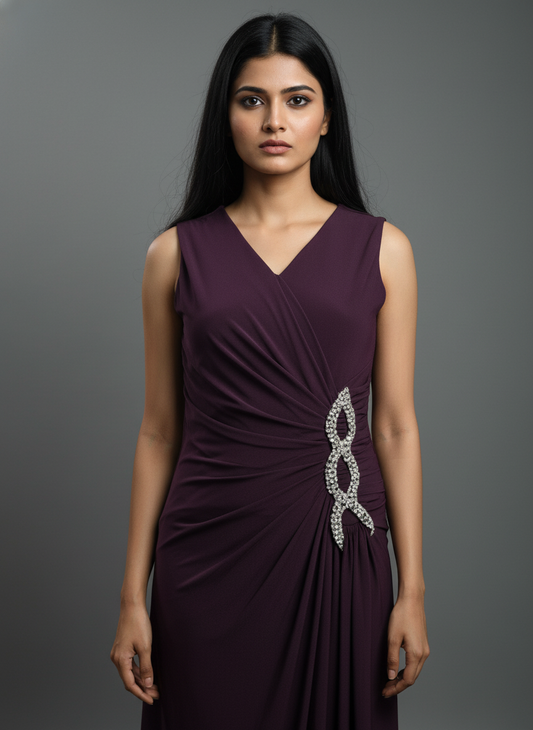 Crystal Cascade Gown
