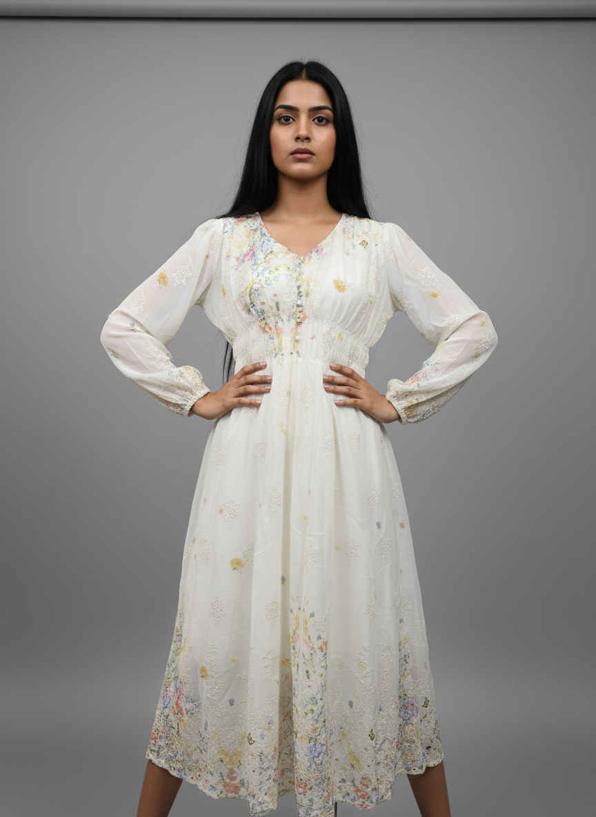 Floral Dreamscape Dress