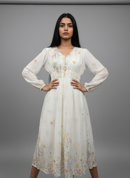 Floral Dreamscape Dress