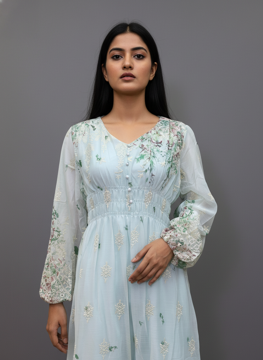Floral Dreamscape Dress