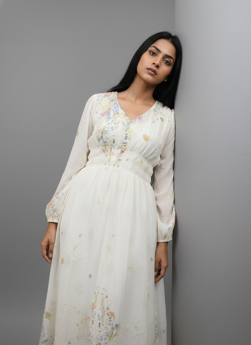 Floral Dreamscape Dress