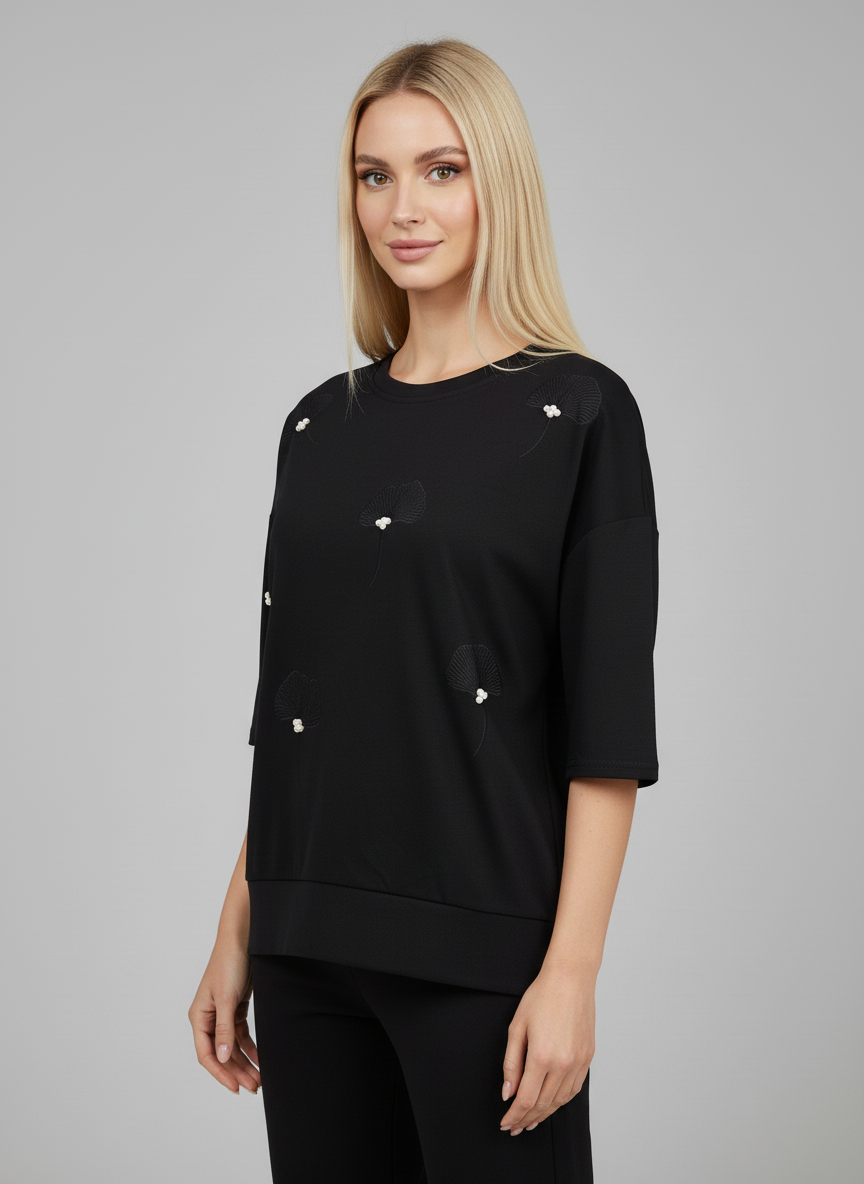 Pearl Petal Oversized Tee