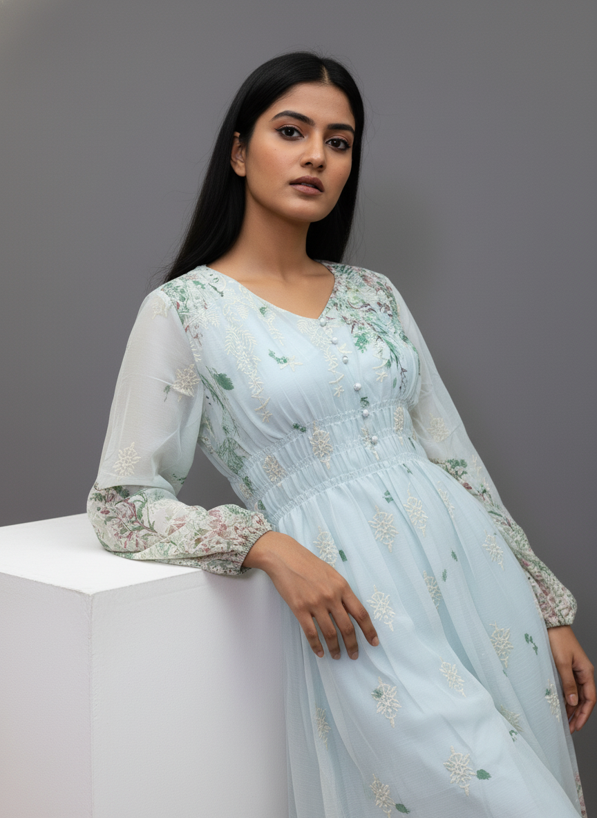 Floral Dreamscape Dress
