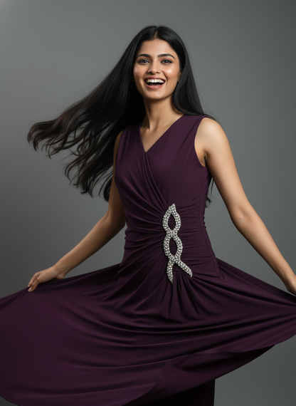 Crystal Cascade Gown