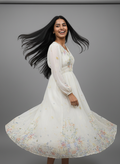 Floral Dreamscape Dress