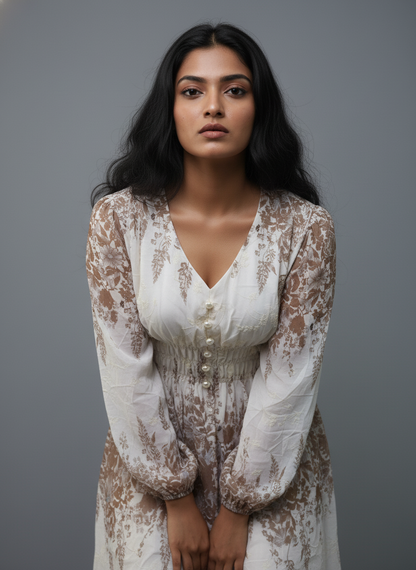 Botanic Breeze Cotton Dress