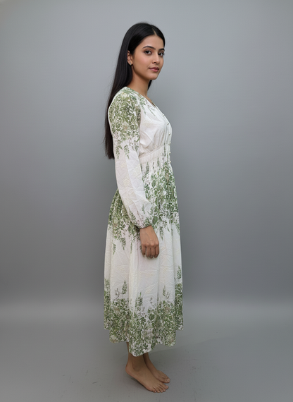 Botanic Breeze Cotton Dress
