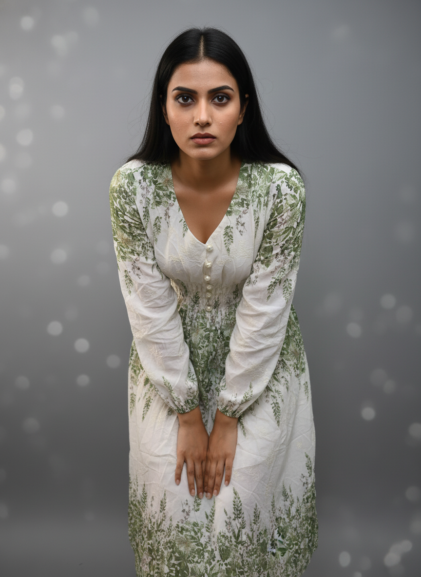 Botanic Breeze Cotton Dress
