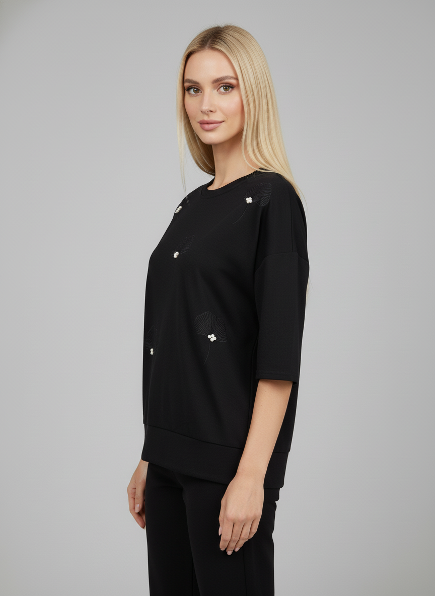 Pearl Petal Oversized Tee
