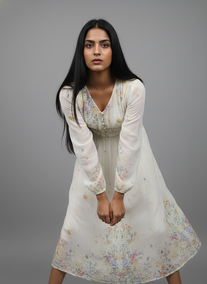 Floral Dreamscape Dress