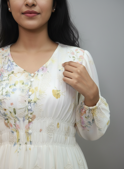 Floral Dreamscape Dress