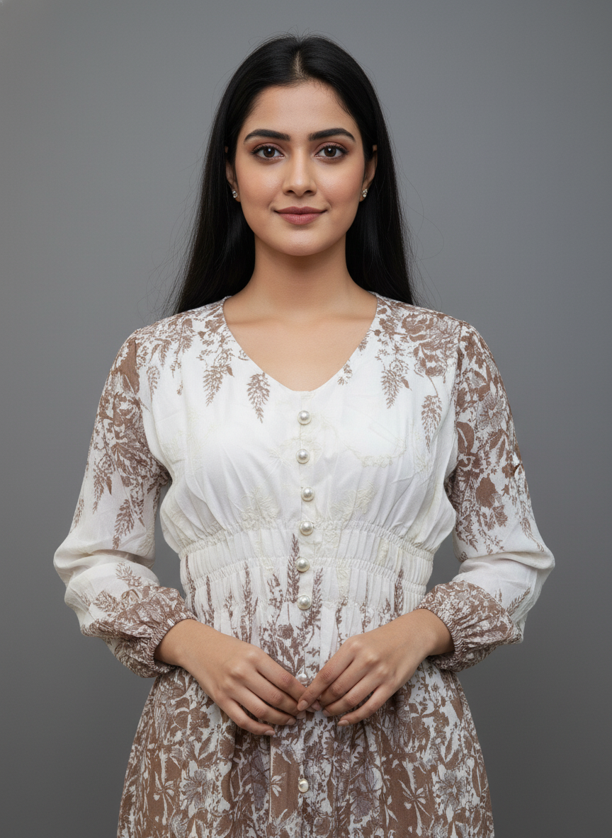 Botanic Breeze Cotton Dress